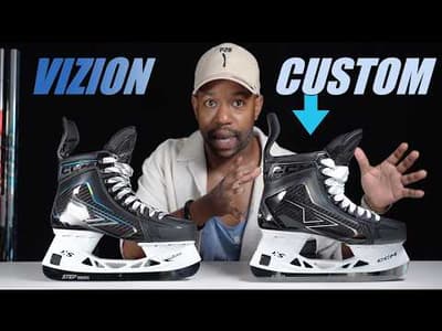 Custom Skates might be RUINED ! - CCM VIZION Custom hockey skates vs retail