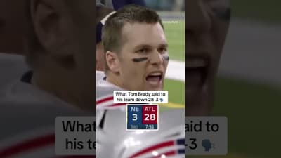 What was said before the 28-3 comeback 🗣️ #nfl #football #patriots