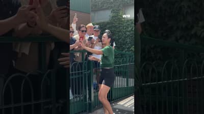 Alex Eala meeting fans after practice 🫶 #WTA #Wimbledon #tennis #AlexEala