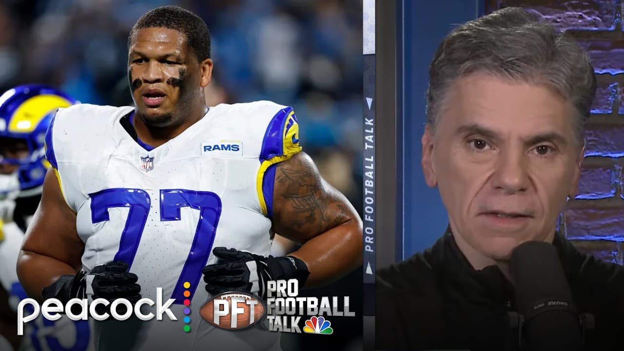 Rams LT Alaric Jackson arrested for felony domestic violence | Pro Football Talk | NFL on NBC
