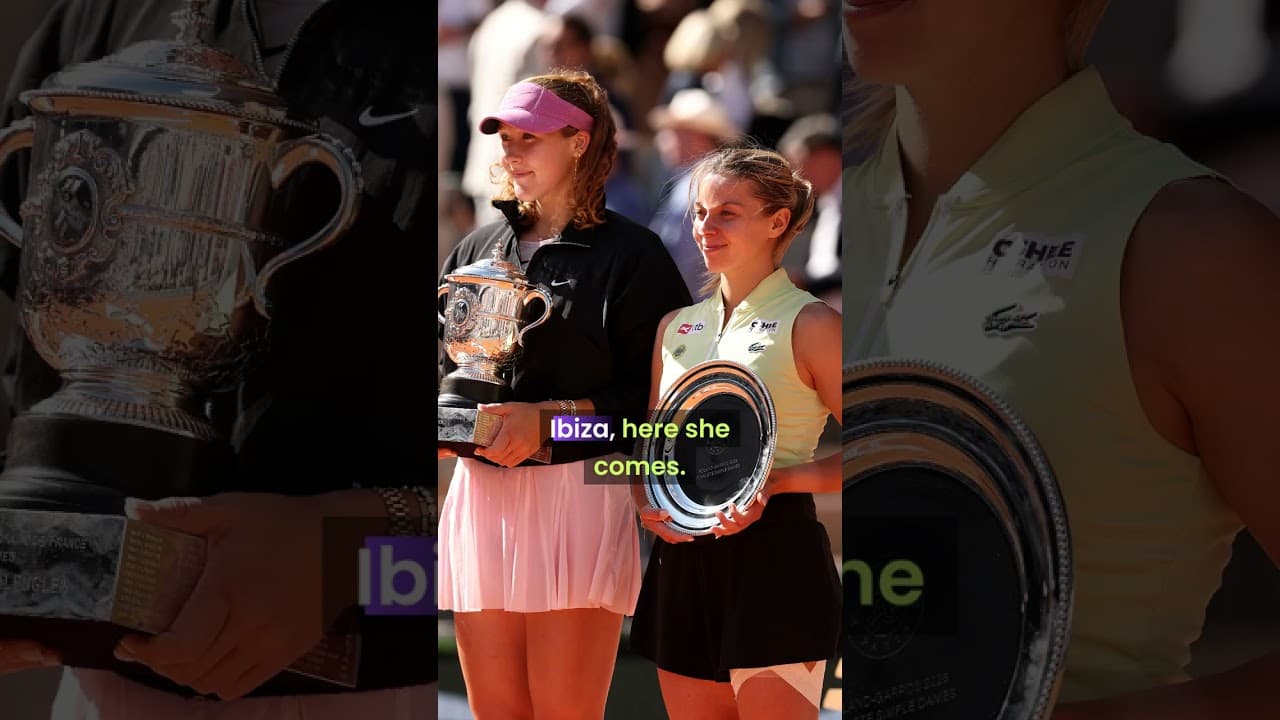 Maja Chwalinska earns a holiday with incredible Roland Garros final run