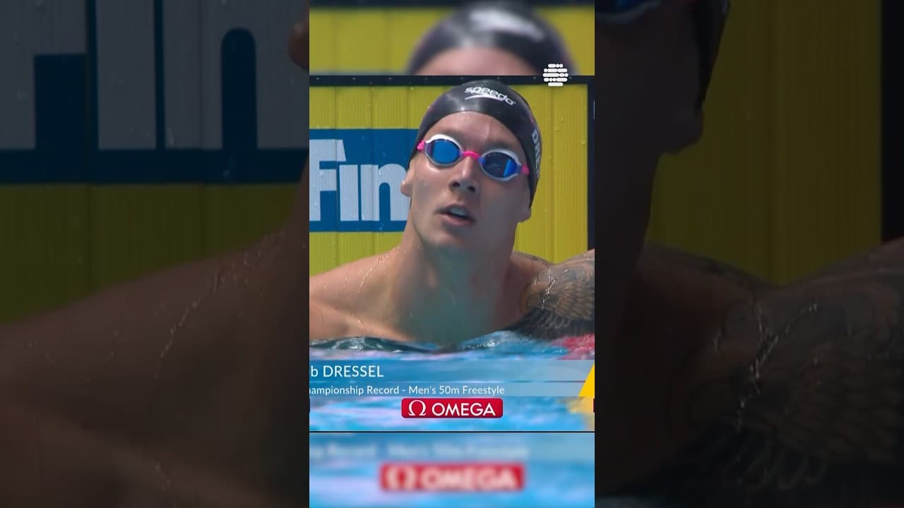 Freestyle Friday brought you by @Caeleb_Dressel ⚡️ #freestylefriday #swimming #worldaquatics
