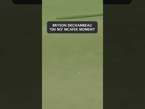 Bryson DeChambeau had an 'OH NO' moment at the PGA Championship 😬
