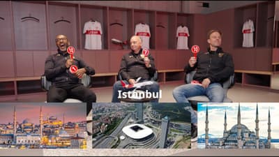Unsere VfB-Legenden bewerten internationale Stadien | Legendary Travel Folge 3