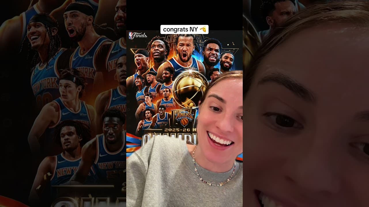 Congrats New York! (And sorry I doubted you) #nbafinals