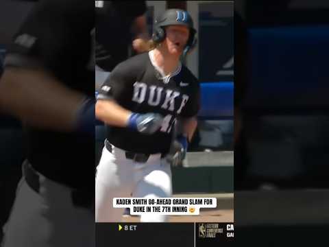 Kaden gives Duke the lead over No. 9 NC State 👏 #duke #collegebaseball #ncaabaseball #baseball