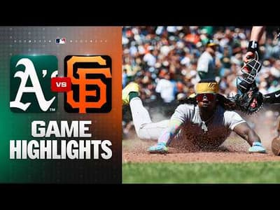 A's vs. Giants Game Highlights (6/25/26) | MLB Highlights