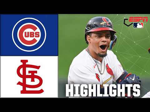 Chicago Cubs vs. St. Louis Cardinals | Full Game Highlights | ESPN MLB