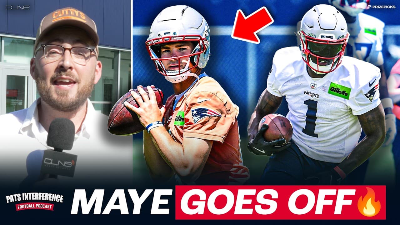Callahan Patriots Offense, Drake Maye Look UNSTOPPABLE on Day 1 of Patriots Mini Camp