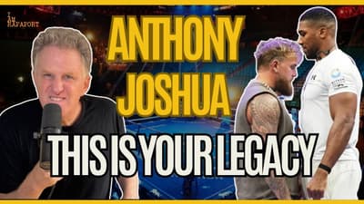 ANTHONY JOSHUA ITS ON YOU TO FINISH FAKE JAKE PAUL
