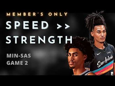 The Spurs unlocked something in Game 2 vs. Minnesota
