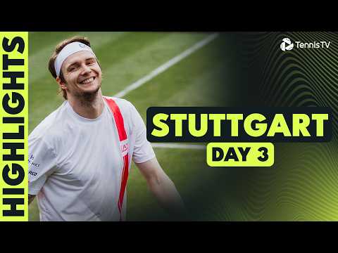 Bublik Faces Struff; Bellucci Takes On Hanfmann | Stuttgart 2026 Day 3 Highlights