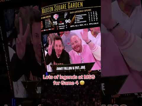 EVERYONE is at MSG for the NBA Finals 👀