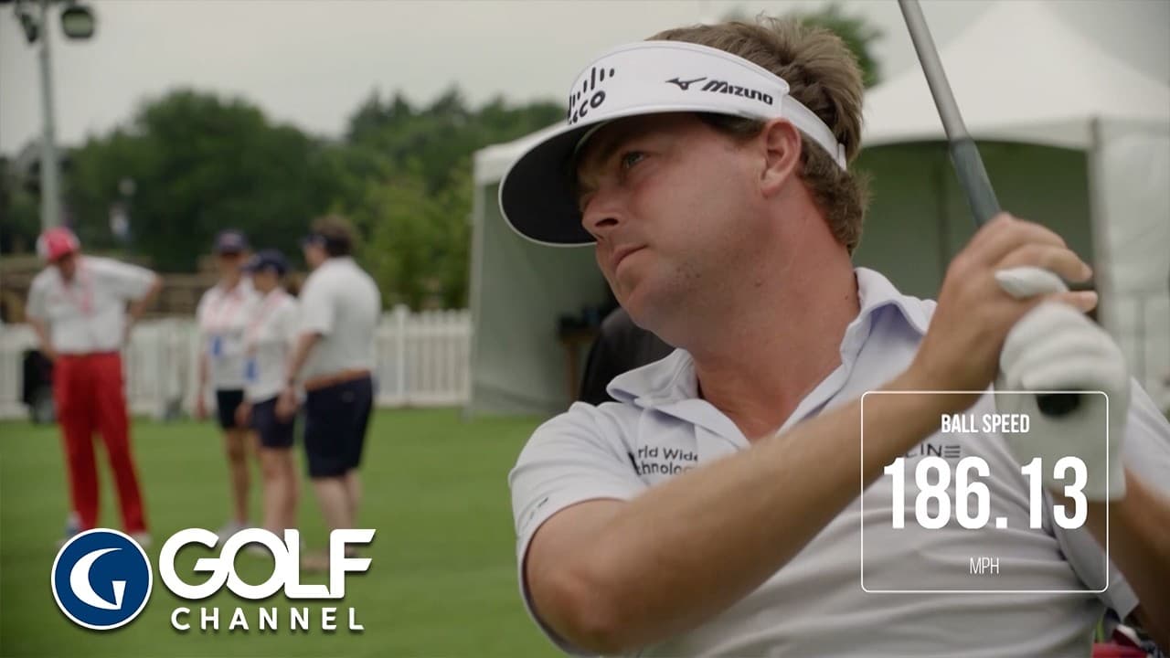 Keith Mitchell hits BOMBS with Mizuno's New JPX One | Golf Channel