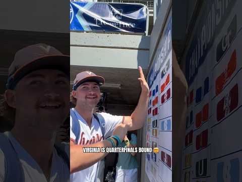 The Hoos are MOVIN’ ON 🗣️ #uva #virginia #baseball #collegebaseball #ncaabaseball #collegesports