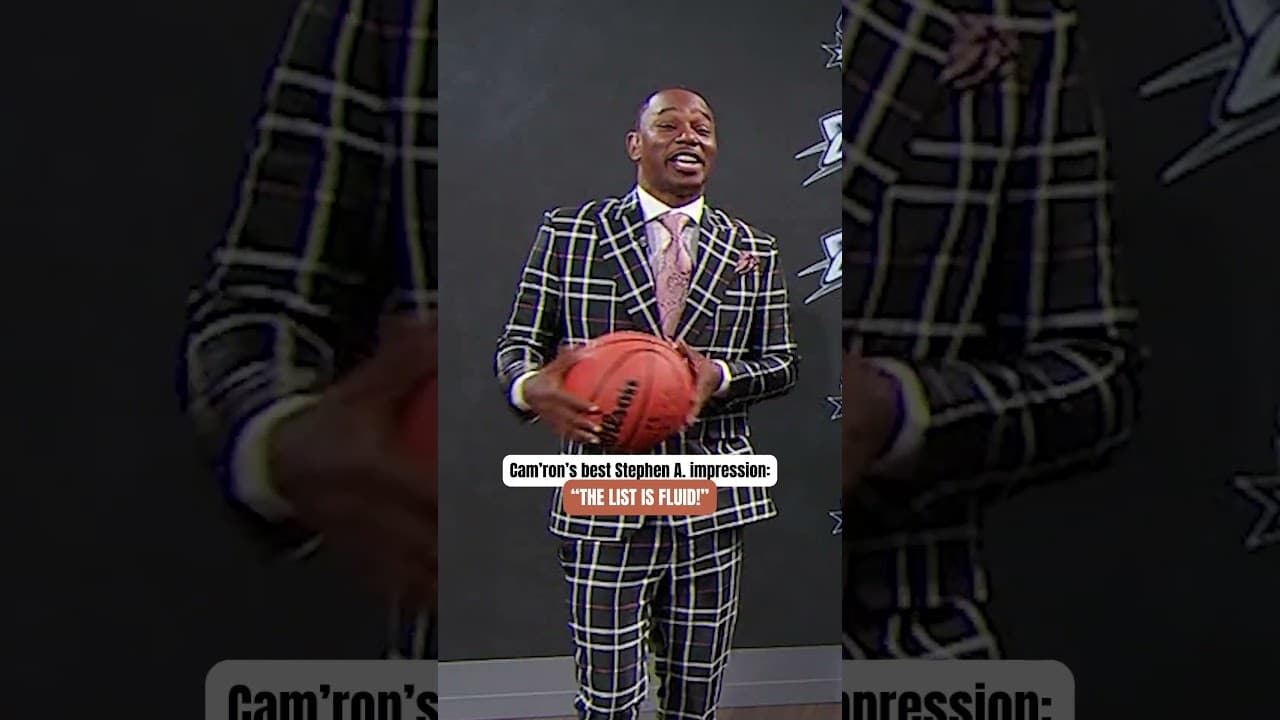Cam'ron's Stephen A. impression 😅