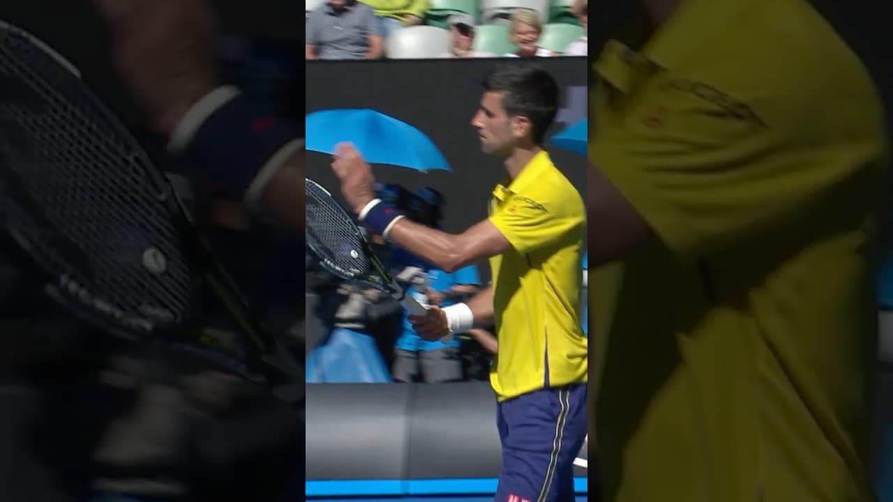 So good Novak had to APPLAUD! 👏