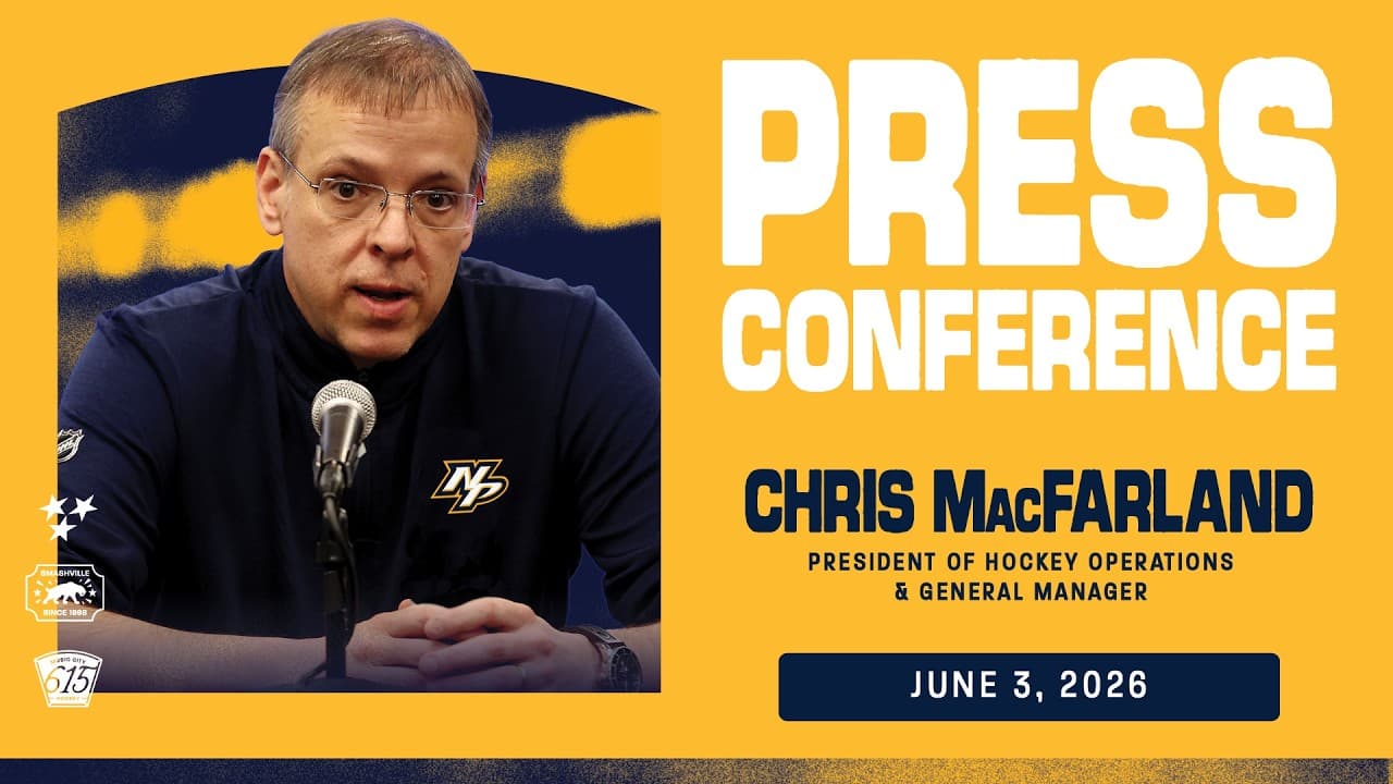 Press Conference: Preds Introduce President of Hockey Operations/General Manager Chris MacFarland
