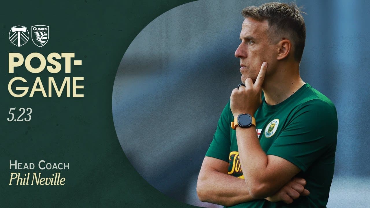 Phil Neville Postgame Press Conference | May 23, 2026 | PORvSJ