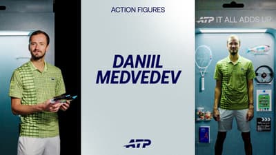 We Turned Daniil Medvedev Into An Action Figure 🎬