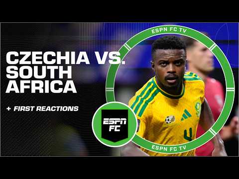Czechia vs. South Africa FULL REACTION: Group A heats up 🔥 | ESPN FC