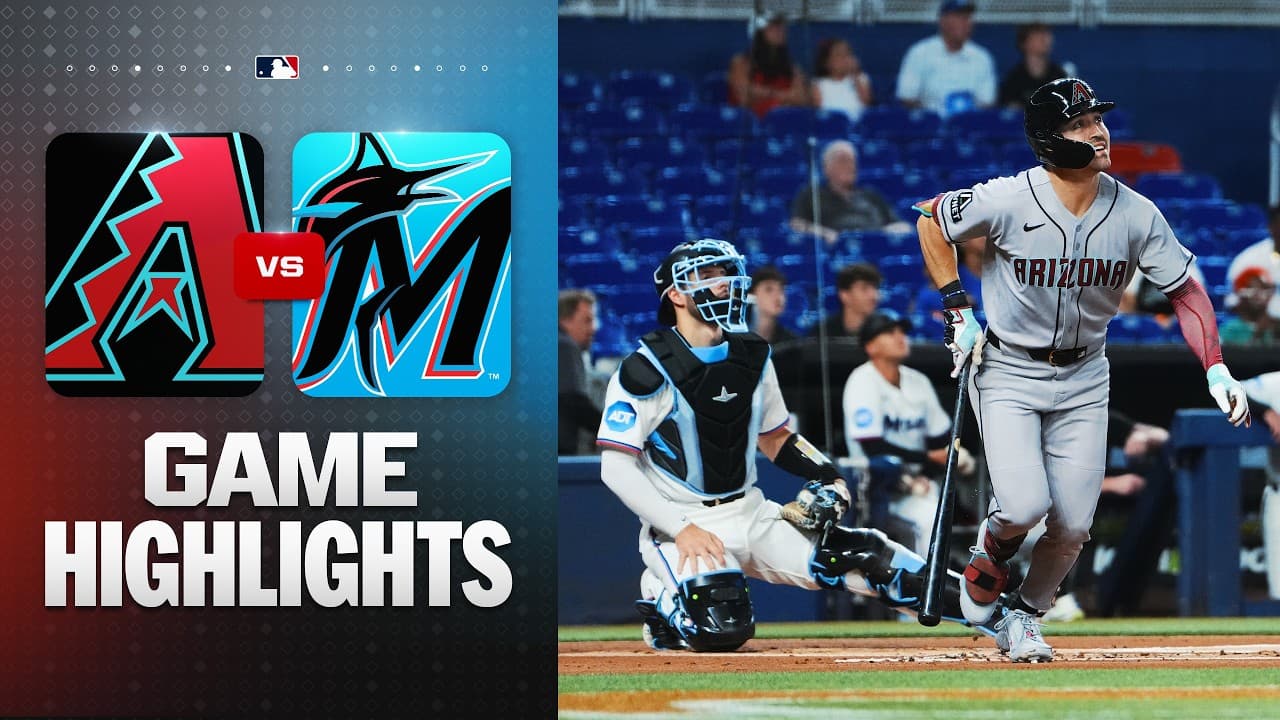 D-backs vs. Marlins Game Highlights (6/9/26) | MLB Highlights