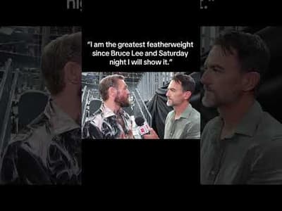 Conor McGregor believes he is the greatest featherweight of all-time 👀