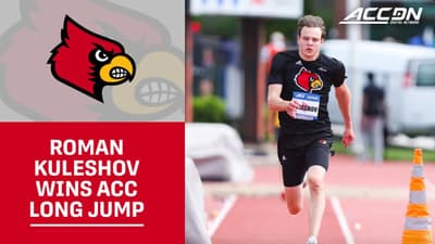 Louisville's Roman Kuleshov Wins ACC Long Jump Title