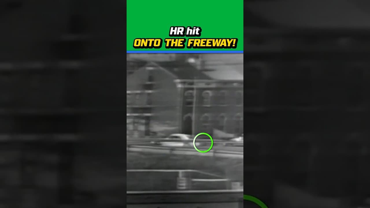 When you see a HR ball coming for your car ... 😳