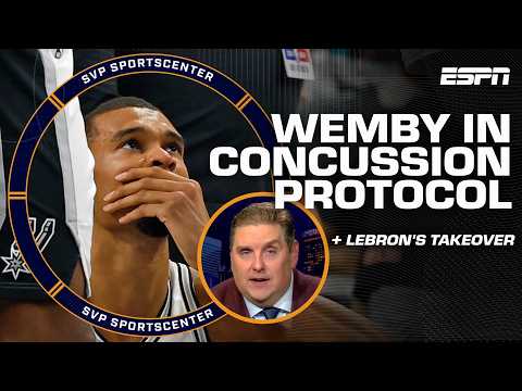 Windy: Wemby's concussion will be 'GUT CHECK' for Spurs + Lakers take 2-0 series lead | SC with SVP