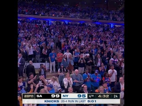 FROM DOWN 29, THE KNICKS RALLY BACK TO TAKE THE LEAD 🚨😱