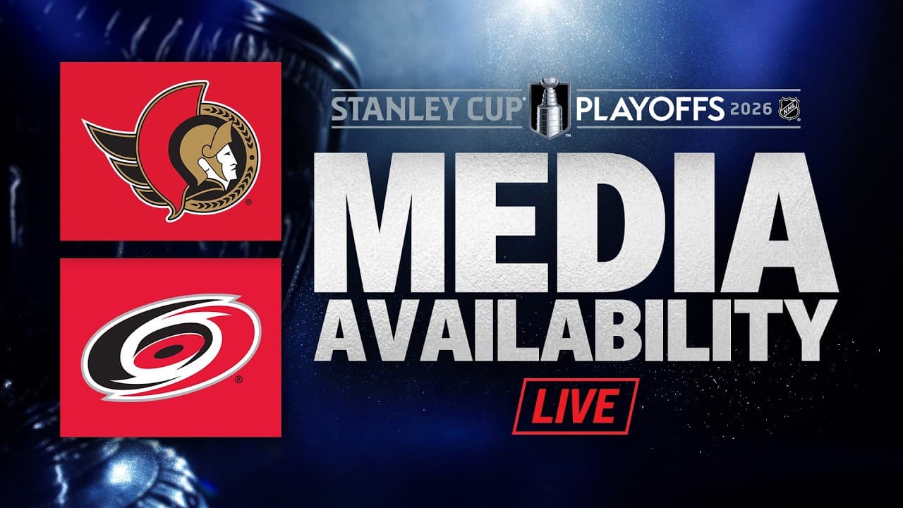 Ottawa Senators vs. Carolina Hurricanes Game 3 Post-Game Media Availability