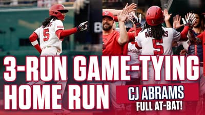 CJ Abrams 3-Run Game-Tying Home Run | Full At-Bat