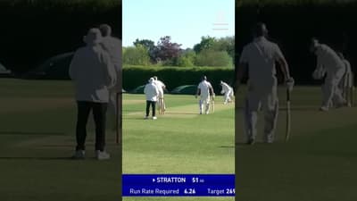Scott Stratton went big in the intra-squad game. #seniorscricket #cricket #englandcricket