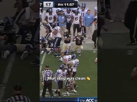 That was pure determination 🔥 #pittsburghpanthers #accfootball #collegefootball