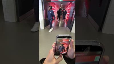 POV you're filming The Clarets arriving in North London 👀