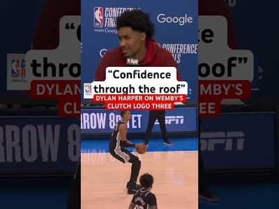 Dylan Harper knew Wemby’s clutch three was going in 😅