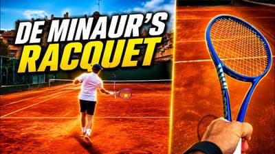 I tried Alex De Minaur's racquet