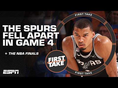 Stephen A. calls the Spurs' performance a ‘STRAIGHT CHOKE JOB!’ 😬 | First Take