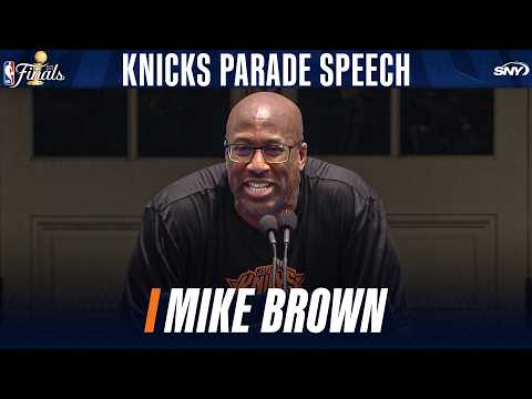 Mike Brown Knicks Championship Parade Full Speech