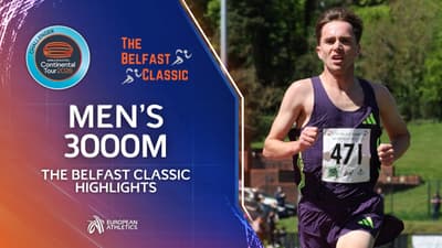 McLuckie Breaks Ovett’s 39-Year-Old Stadium Record 😱 Men's 3000m | Belfast Classic