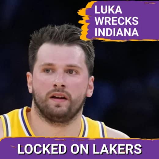 Luka Scores 44 Points in 3 Quarters, Lakers Cruise Over Pacers, 128-117