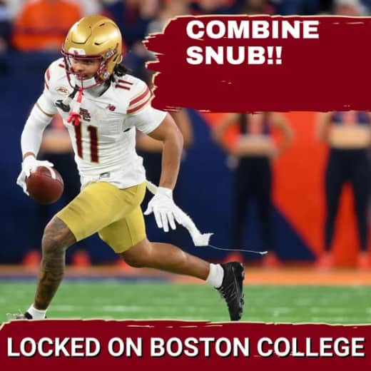 SHOCK: Lewis Bond SNUBBED From NFL Draft Combine Despite STELLAR Boston College Career?