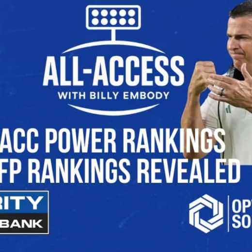 All-Access AM: What CFP rankings mean for ACC | Duke cruises by Kansas | ACC Power Rankings