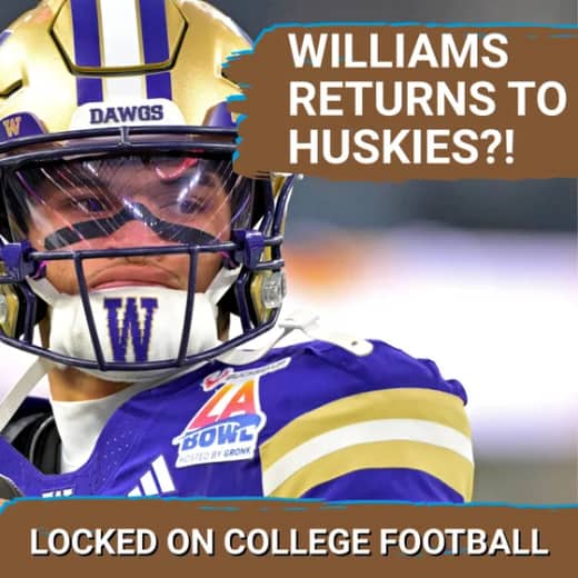 WOW: Demond Williams STUNS College Football with RETURN to Washington--Huskies' QB is OUT for LSU