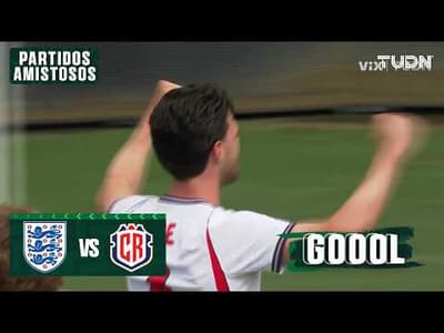 ¡Rice ADELANTA a Inglaterra! | Inglaterra 1-0 Costa Rica | Amistoso - Rumbo al Mundial 2026 | TUDN