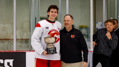 Snowy Cup Trophy Presentation | Calgary Flames Development Camp