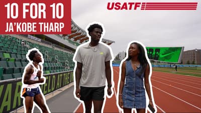 World Record Holder Ja'Kobe Tharp Goes 10 for 10 | Auburn, Record Holders & What's Next | USATF