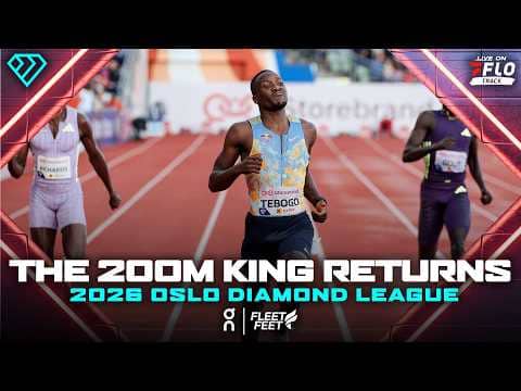 Letsile Returns To Form Over 200m | 2026 Oslo Diamond League