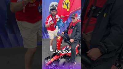 The COOLEST fan ever 😮🏁